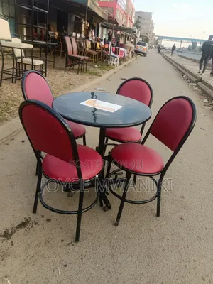 Restaurant Set, Black and Maroon Colour 