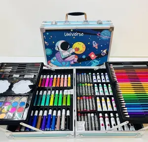 145 Pc's Deluxe Aluminium Kids Educational Art Set