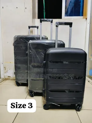 Unbreakable Rubber Suitcase Pp 3-in-1 Suitcase Set, Size 3