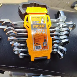 Spanners Ingco Flexible Head Ratchet Spanner Set Combination