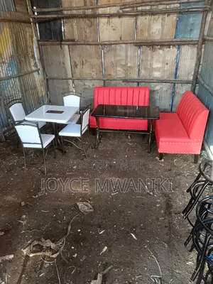 Powder Coated Restaurant Set White, and a Vip Lounge Set.