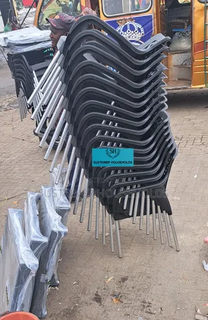 Black Complast Plastic Chairs