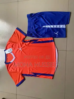 Orange Puma Uniforms Jerseys