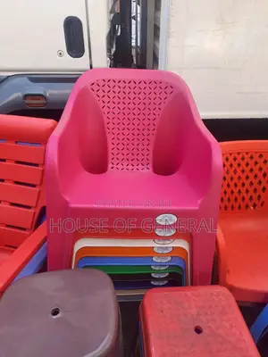 Pink Skyplast Plastic Chair