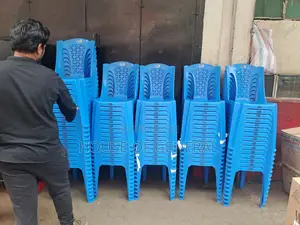 Sky Blue Kenpoly Armless Chair