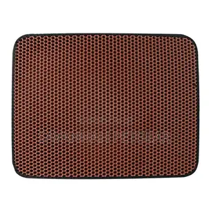 Honeycomb Cat Litter Mat Double Layer Cat Litter Pad(40*50cm