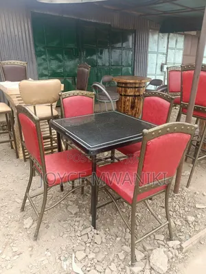 Powder Coated Restaurant Set, Red