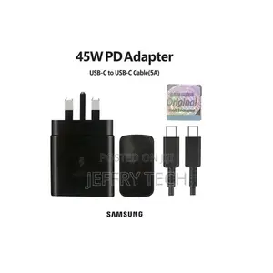 45W Samsung Type C Charger Super Fast Charging Wall Block A