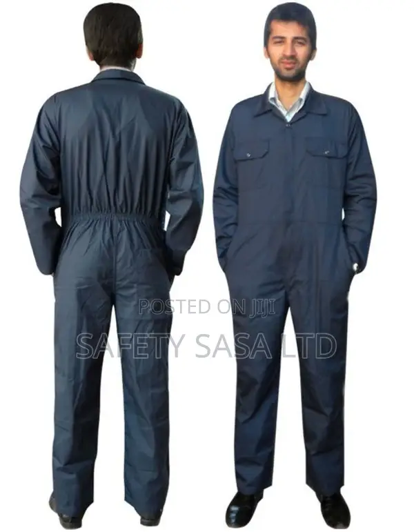 Plain Navy Blue Coverall