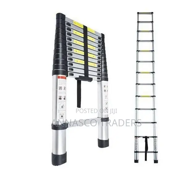 4.1m Telescopic Aluminium Folding Step Ladder