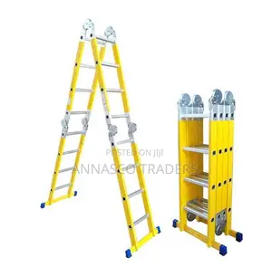 5.7m Fiberglass Step Ladder Multipurpose