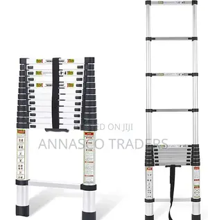 4.4m Telescopic Ladder Aluminum Extension Multi-Purpose