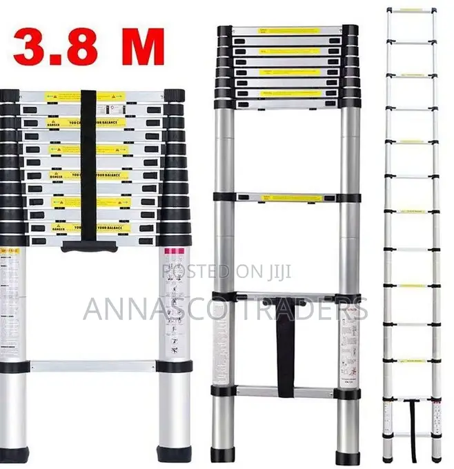 Heavy Duty3.8m Aluminium Telescoping Ladder