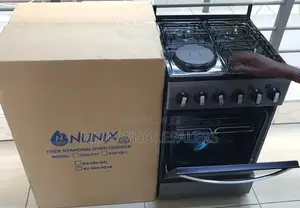Nunix Free Standing 3 Gas Burner +1 Electric Cooker*...