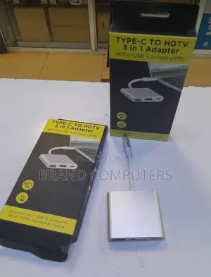 3-in-1 USB Type C to HDMI HDTV Multiport Adapter