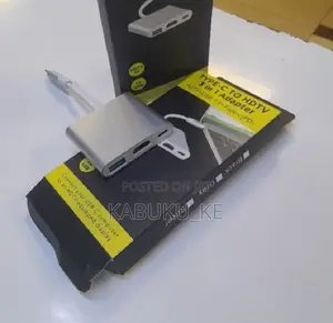 USB C to HDMI Multiport Adapter,3-in-1 Type-C
