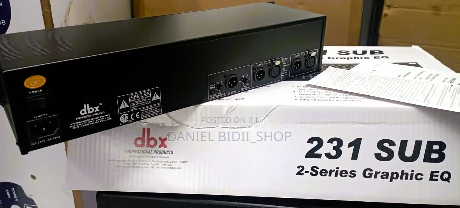 DBX Equalizer 2 Series Graphic EQ