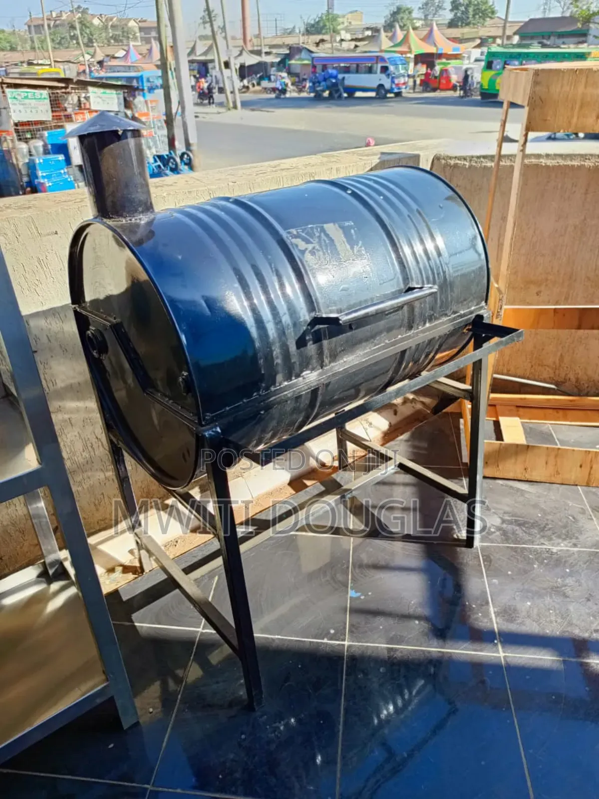 Galvanized Nyama Choma Grill