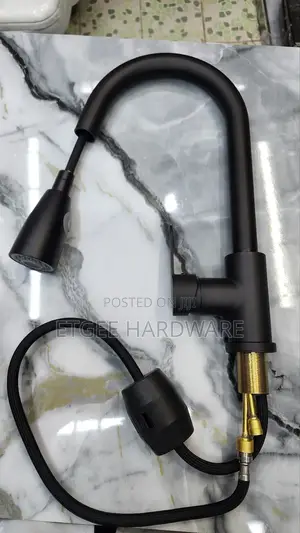 Pull Out Brimix Kitchen Mixer Black