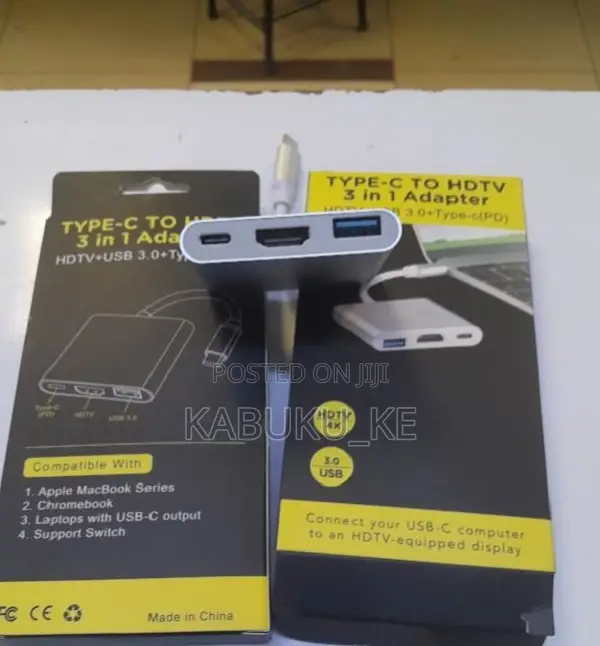 3-in-1 Type-C Hub to HDMI