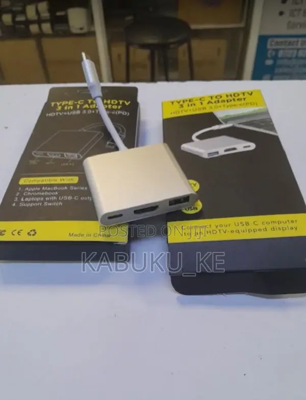 Type C to Hdmi 3 in 1 Adapter Usb 3.0