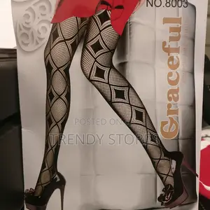 Diamond Pattern Fishnet Stockings