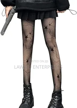 Star Pattern Fishnet Stockings