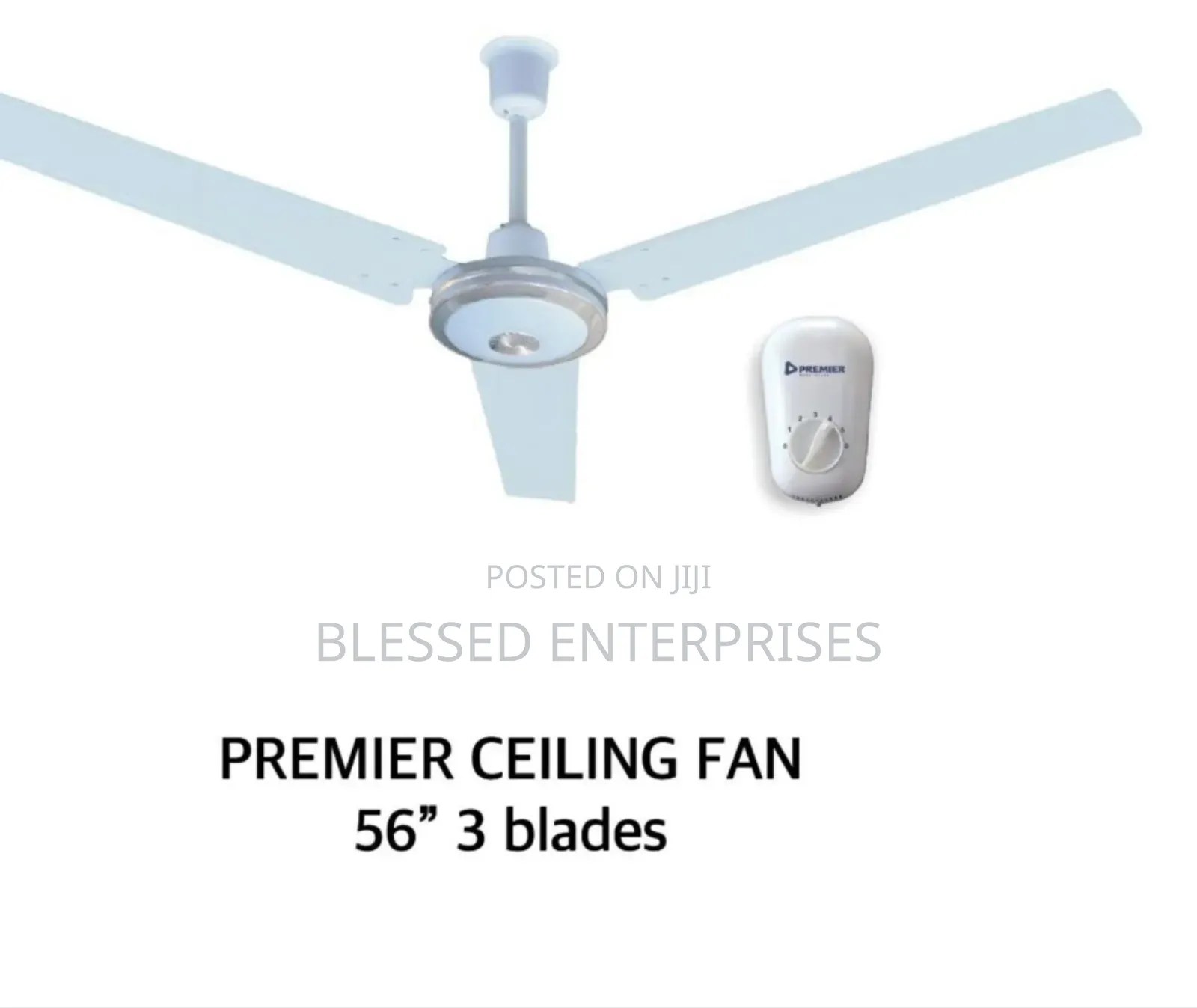 Premier Ceiling Fan Machine/ 56" Electric Ceiling Fan