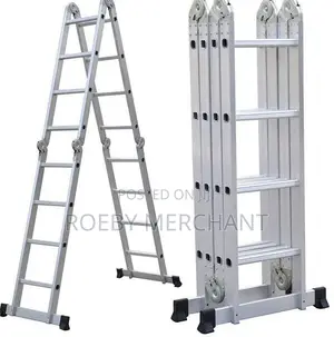 5.7m Scaffold Ladder Heavy Duty Giant Aluminum