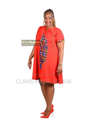 Short Red Dress- Free- Circular- Pregnancy Fit