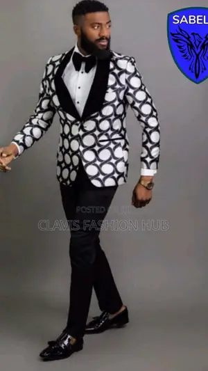 Ankara Grooms Men Coat/ African Men Coat