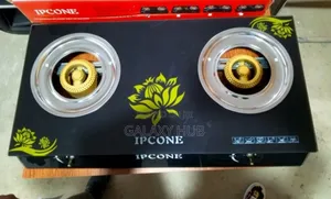 Ipcone 2burner Glass Table Top Gas Stove Cooker