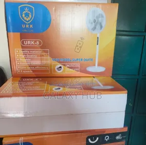 Remote Controlled Urk 16" Modern Standing Quiet Fan