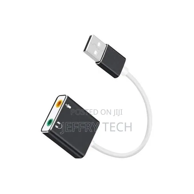7.1 External USB Type C Sound Card Jack 3.5mm USB Audio