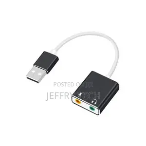 7.1 External USB Type C Sound Card Jack 3.5mm USB Audio