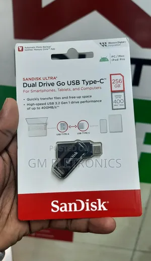256gb Sandisk Ultra Dual Drive USB Type-C With 400mb/S.