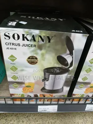 Sokany Quality Stainless Steel Citrus Juicer 400ml 350w..