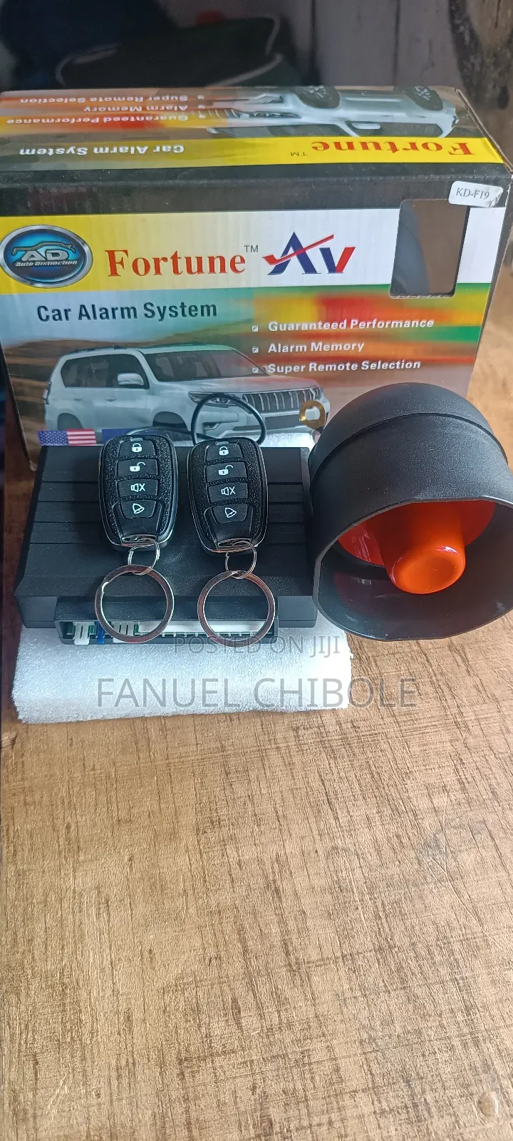 New Car Alarm System With Engine Cut Off