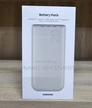 Samsung Power Banks 20,000 Mah Battery Pack, 45W Charging