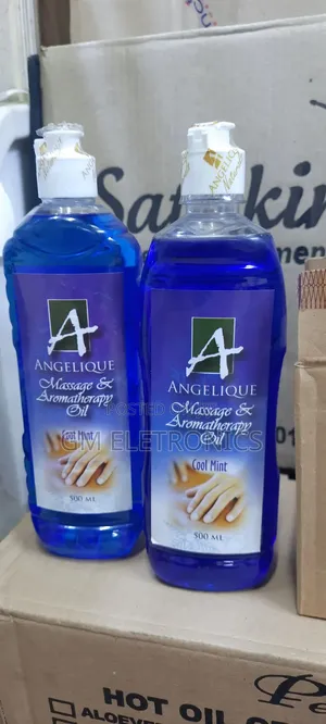 New Angelique Massage Aromatherapy Oil Cool Mint 500ML