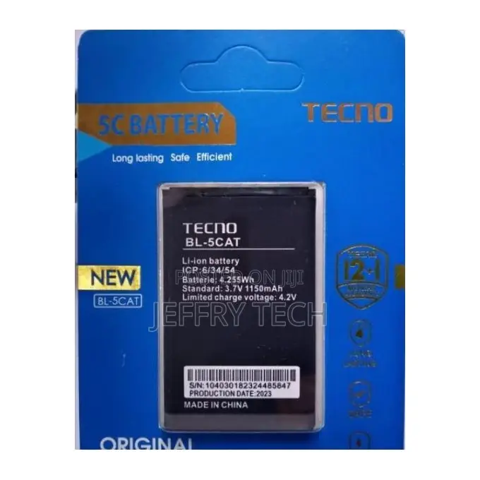 Tecno 5 C Battery