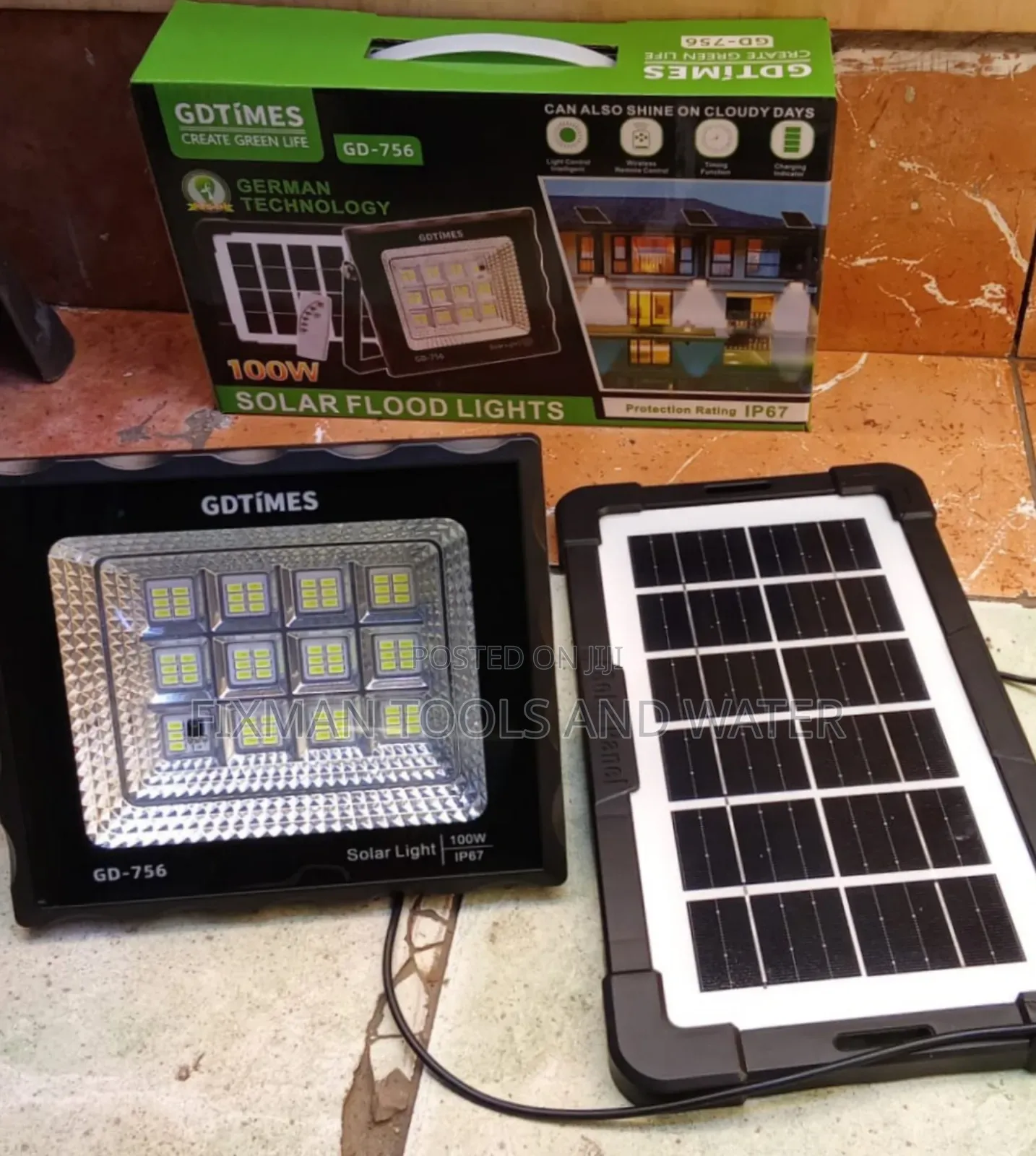 Solar Lights 100 Watts Bright