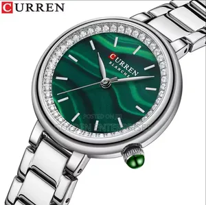 Silver-Green CURREN Ladies Watch #9089