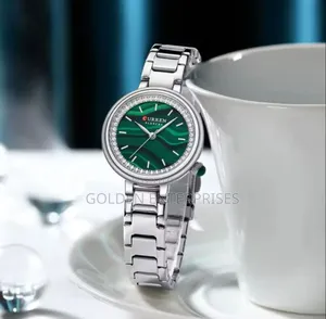 Silver-Green CURREN Ladies Watch #9089