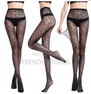 Patterned Fishnet Stockings