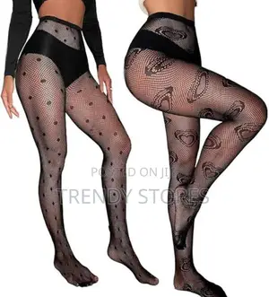 Patterned Fishnet Stockings