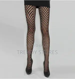 Jacquard Fishnet Stockings