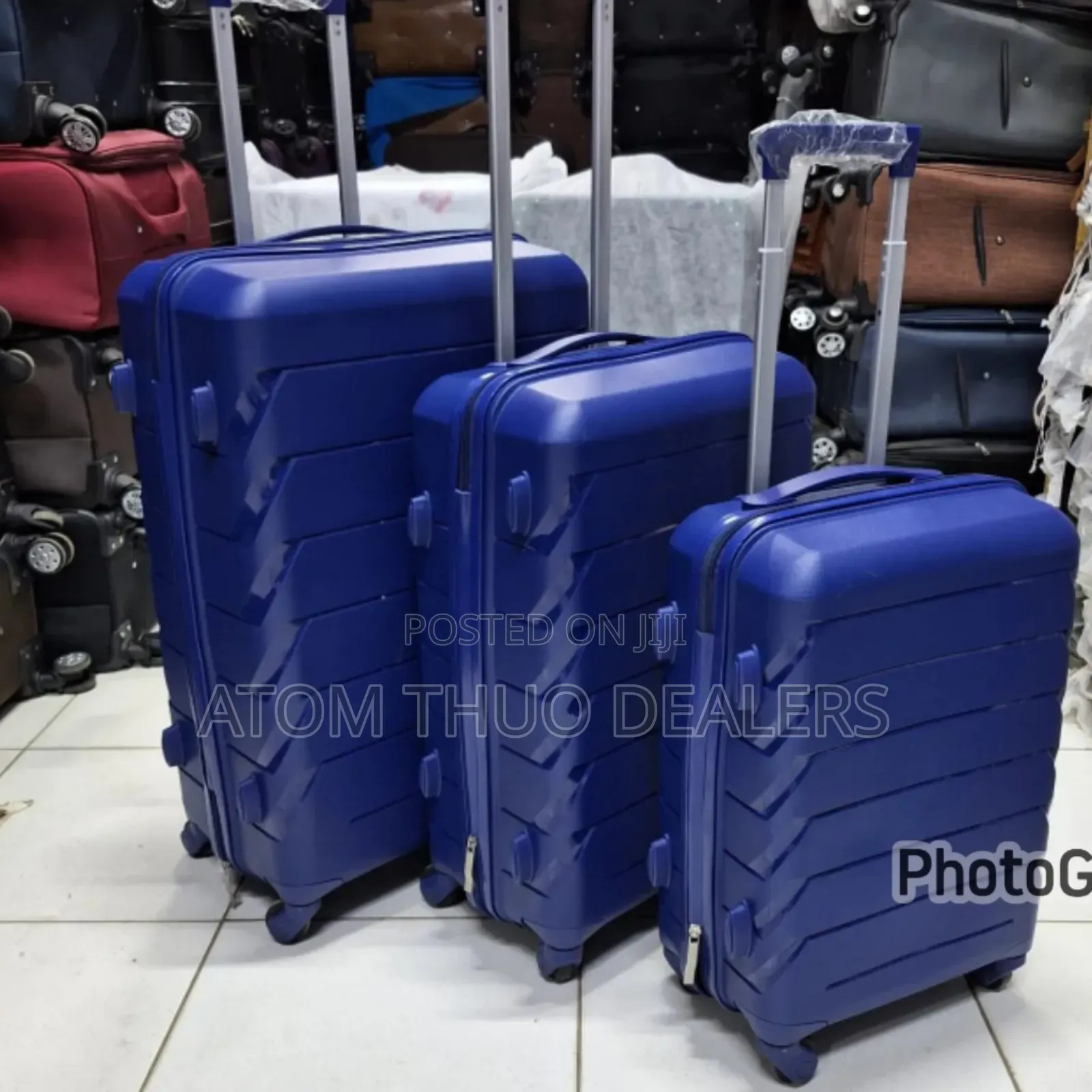 3in1 Unbreakable Luxurious Rubber Suitcase