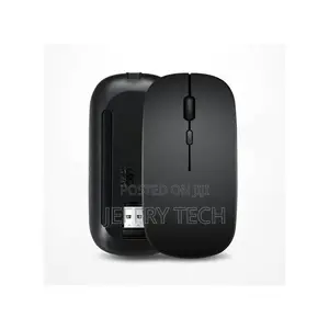 Rechargeable Wireless Mouse 2.4ghz Ultra Slim-Black