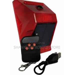 Solar Alarm Lamp Remote Control/Security Alarm Motion Sensor
